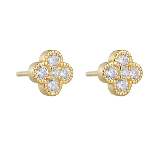 Clover Sparkle Studs