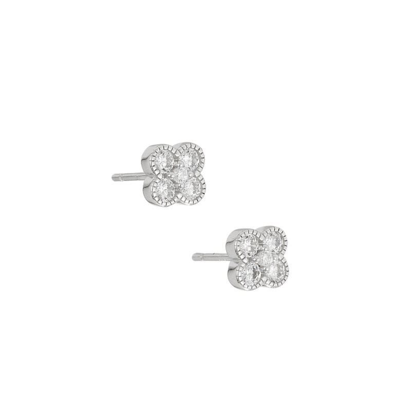 Clover Sparkle Studs